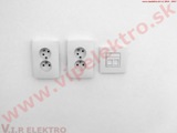 Elektroinštalácia, skompletizovanie IQ domu Loxone - inteligentne ovládateľné, elektrické zásuvky a FTP prípojka