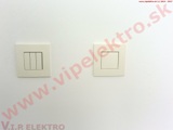 Elektroinštalácia - skompletizovanie v inteligentnom dome Loxone - nastaviteľné elektrické vypínače